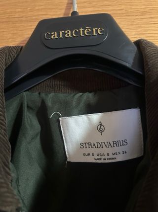 Chaqueta Stradivarius Verde 