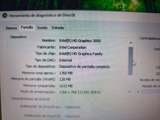 Portátil Acer i3 2.2GHz 8GB RAM 120GB SSD