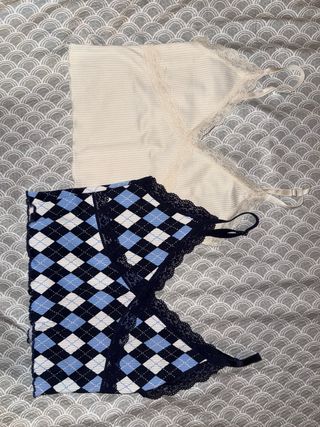 Top H&M con encaje