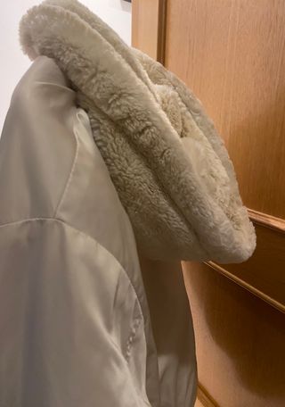 Abrigo reversible Zara beige