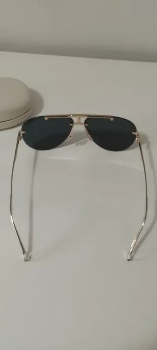 Gafas de sol Carrera aviador negro y dorado