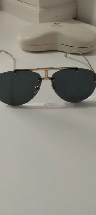 Gafas de sol Carrera aviador negro y dorado