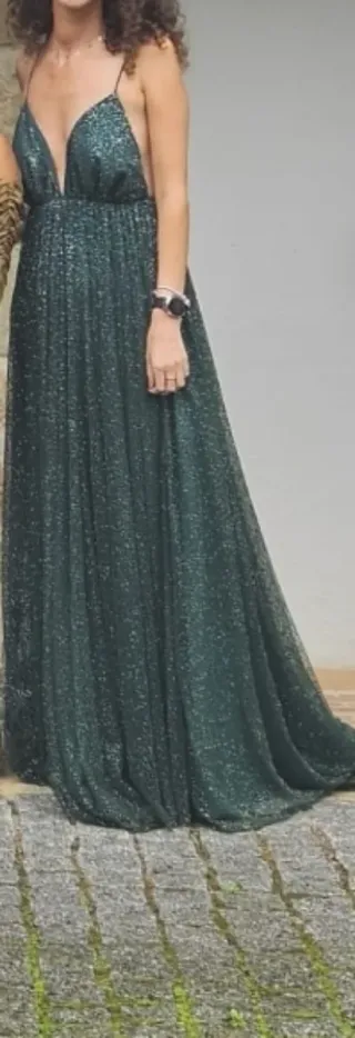 Vestido Rocio Osorno verde 