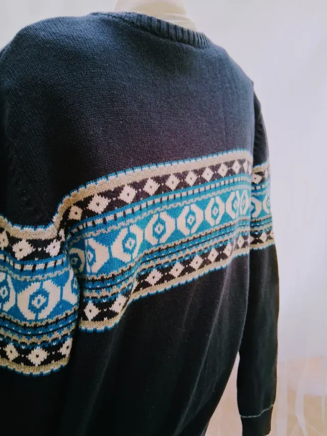 Suéter punto Azul Talla S. El Corte Inglés