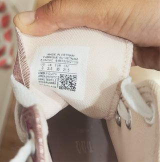Botas Converse Talla 35 Rosa y Blanco