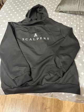Chaqueta Scalpers Negra con Cremallera