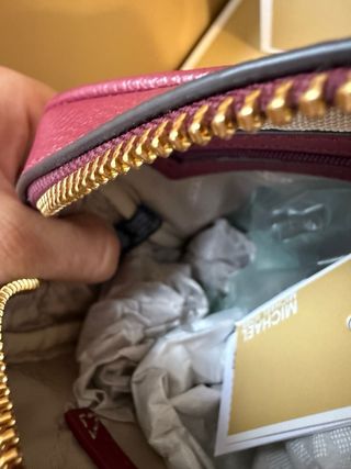 Bolso Michael Kors Rojo y Dorado