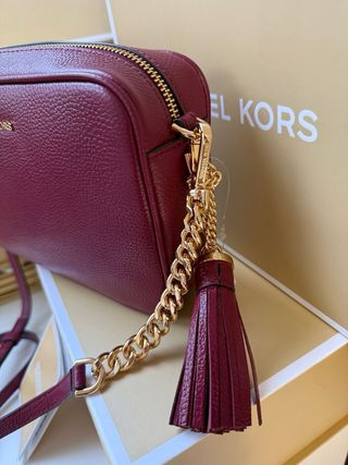 Bolso Michael Kors Rojo y Dorado