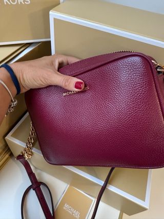 Bolso Michael Kors Rojo y Dorado