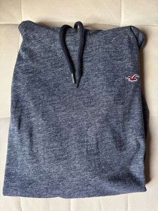 Sudadera Hollister Azul y Gris