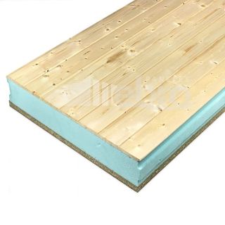 Panel sándwich madera y poliestireno