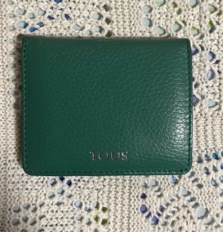 Monedero Tous Verde Piel