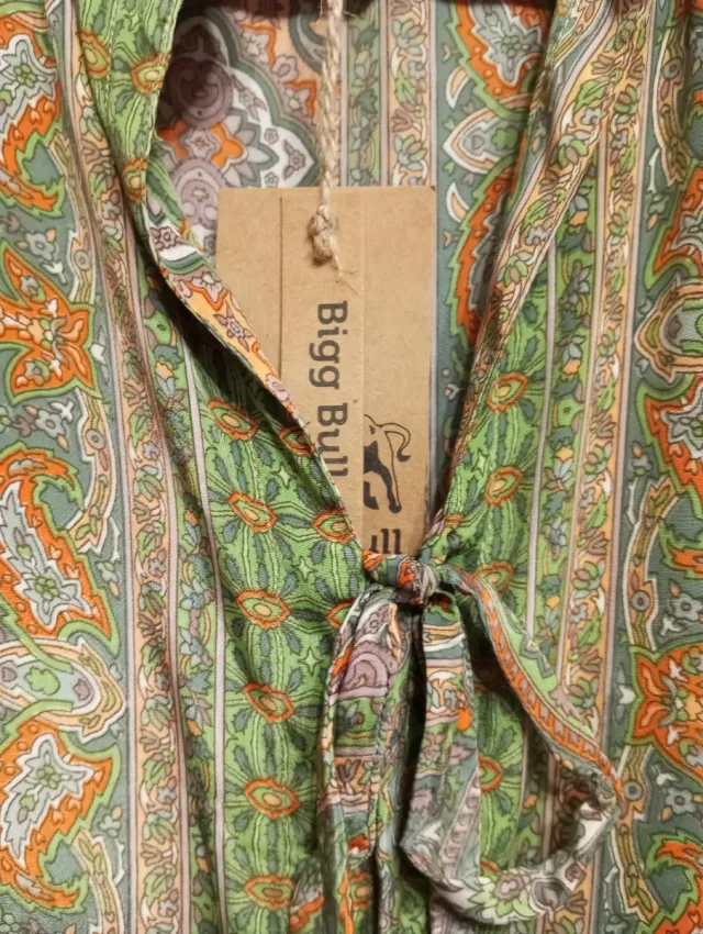 Vestido estampado de talla única