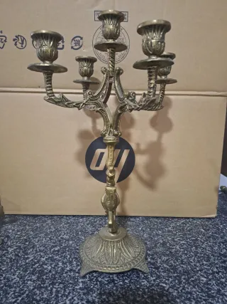 Candelabro de Bronce Antiguo