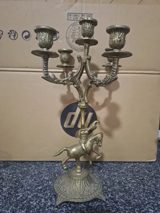 Candelabro de Bronce Antiguo