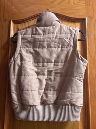 Chaleco beige mujer talla S