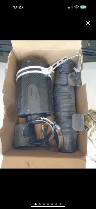 Kit admisión Filtro de Aire Carbono universal 