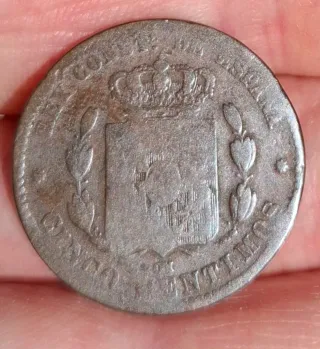 Moneda 1879 Por la Gracia de Dios