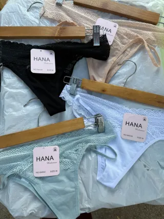 Pack 4 tangas HANA talla M a XL 
