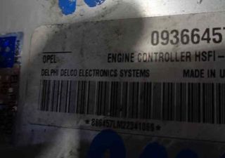 Centralita motor uce 09366457 opel astra g 4387007