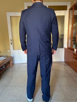Traje de vestir azul