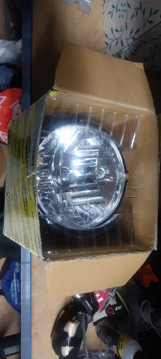 Faro Prismatico Motorcycle Storehouse H4 12V