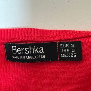 Top Bershka Rojo Talla S