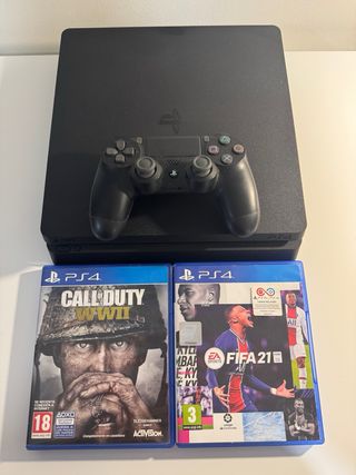 PS4 (PlayStation 4) + Mando + Juegos     