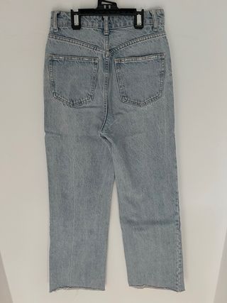 Jeans Wide Leg Tiro Alto