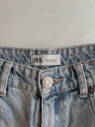Jeans Wide Leg Tiro Alto
