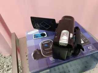 Cámara de vídeo Samsung negra