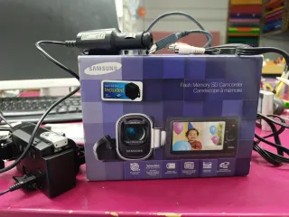 Cámara de vídeo Samsung negra