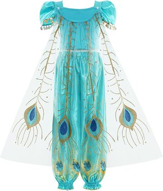 ✨ - Emin Niñas Jazmín Princesa Vestidos Aladdin Pr