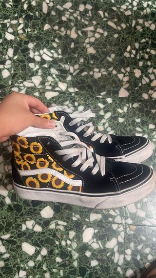 Zapatillas Vans Sk8-Hi con estampado de girasoles