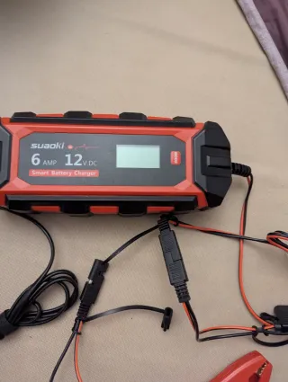 Cargador Batería Suaoki 6A 12V DC
