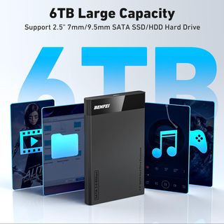 ✨ - BENFEI Carcasa Disco Duro 2,5", USB C/A a Sata
