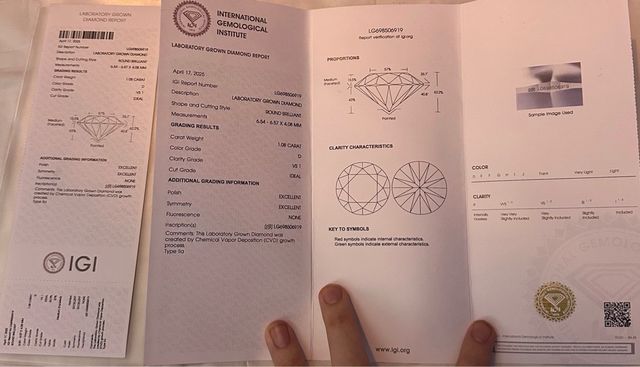 Anillo de diamante y oro amarillo