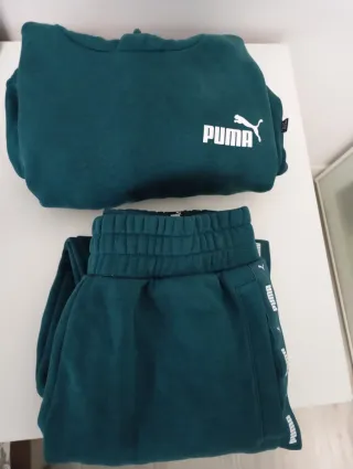 Chándal Puma Talla S Verde