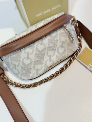 Bolso Michael Kors Beige y Marrón
