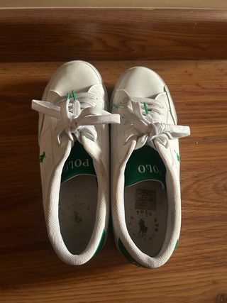 Zapatillas Polo Ralph Lauren Blancas y Verdes