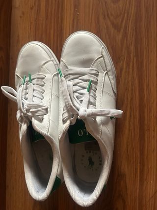 Zapatillas Polo Ralph Lauren Blancas y Verdes