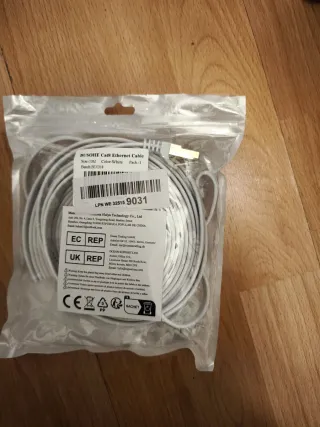 Cable Ethernet BUSOHE Cat8 10M Blanco