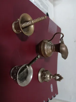 Antigüedades: Mortero, Jarra y Campanilla
