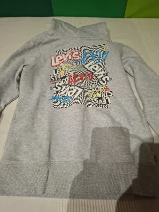 Sudadera Levi's Gris con Estampado