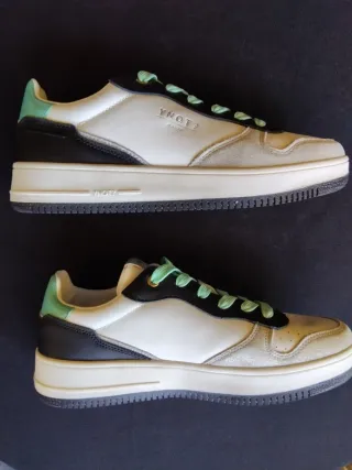 Ynot Scarpe Glitter Argento Bianco Tg 41