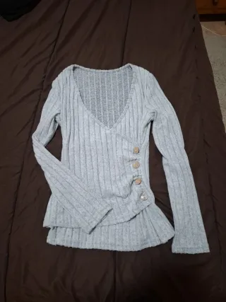 Jersey gris mujer talla M