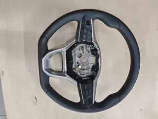 Volante FR Negro con Costuras Rojas 