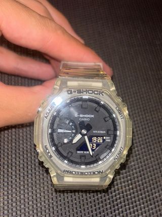 Reloj G-Shock Transparente