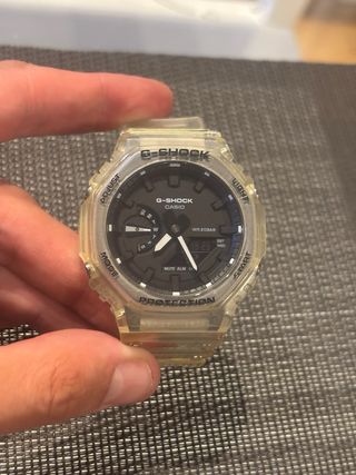 Reloj G-Shock Transparente