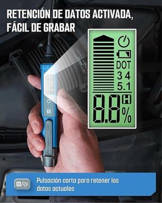 Probador líquido frenos TESMEN TBF-200 DOT3‑5.1